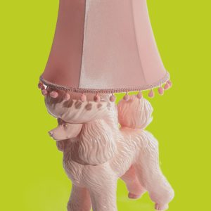 Pink Poodle Lamp - Image 1