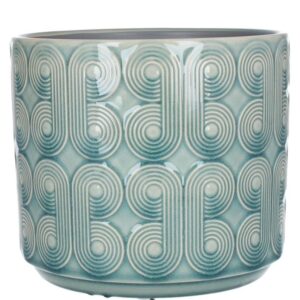Plant Pot - Retro in Style - Green - Image 1