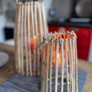 Rattan Lantern - Image 1